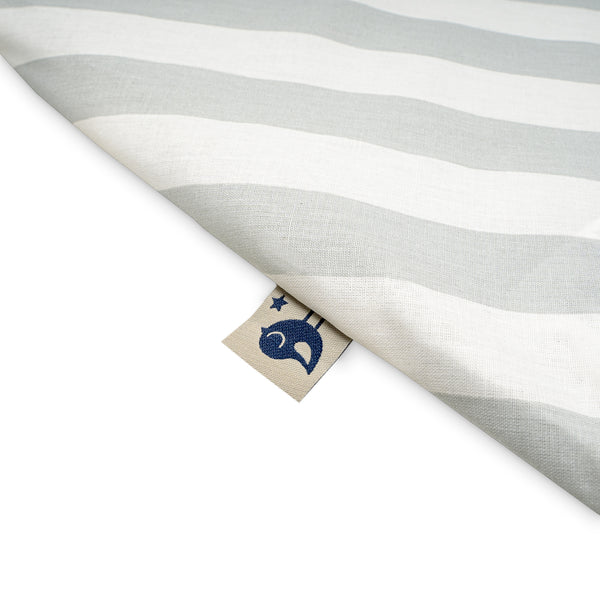 Nursing pillow cover with button, Organic Stripes