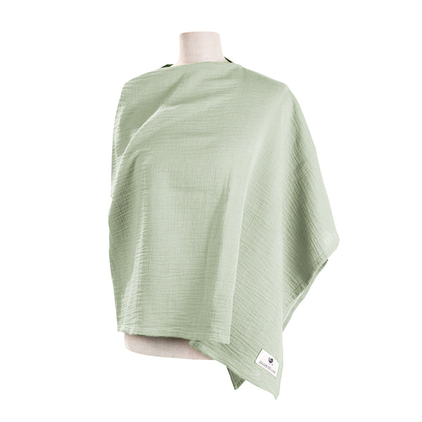 Nursing towel muslin lime