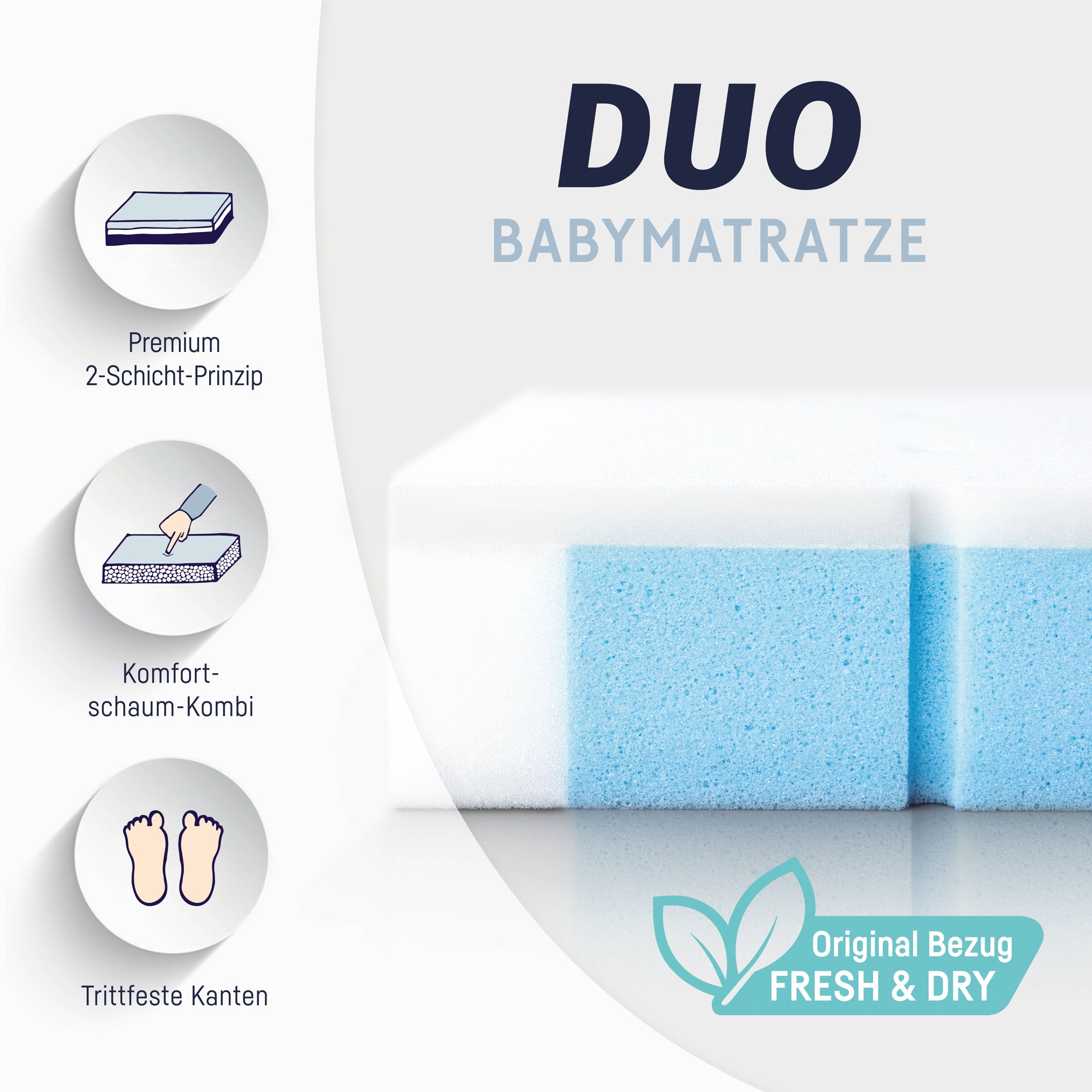 Baby mattress Duo Julius Zollner GmbH Co KG